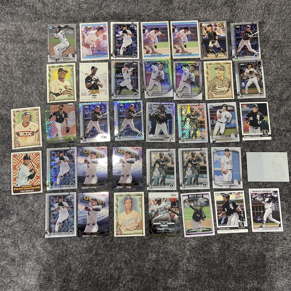 Chicago White Sox 37 Card Lot‎ - Rookies, Stars, Inserts, Parallels